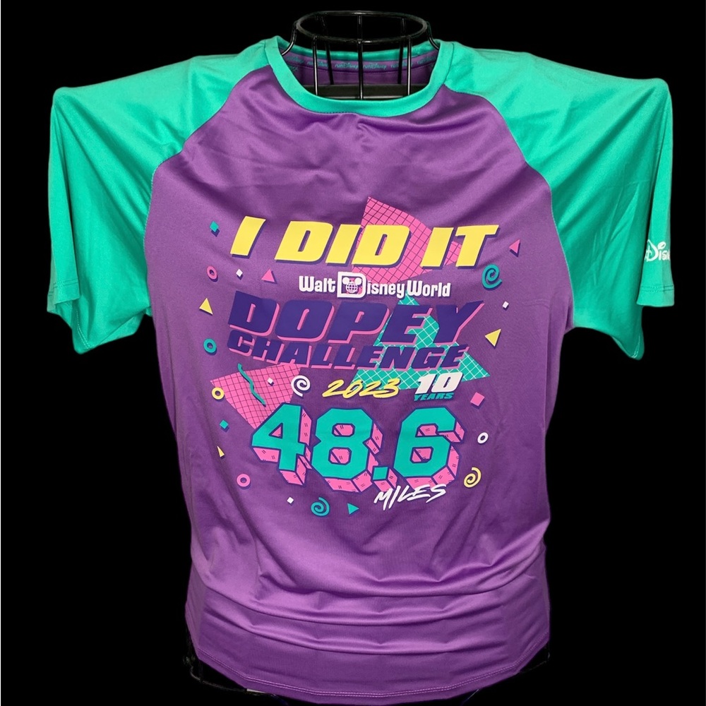 Run Disney 2023 Dopey Challenge Marathon Shirt S Running Unisex